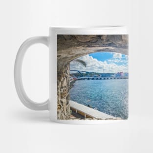 Rif Fort View To Queen Emma Bridge Mug